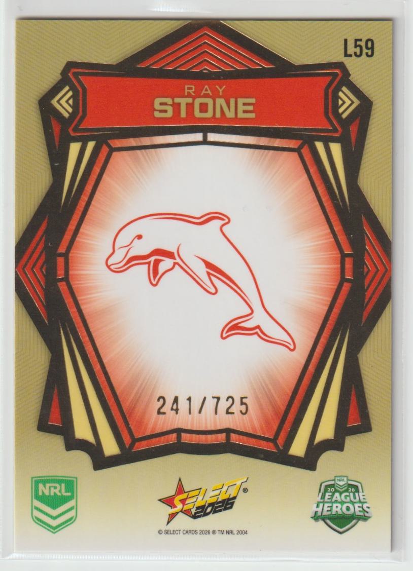 L059 Ray Stone Gold Back 241/725