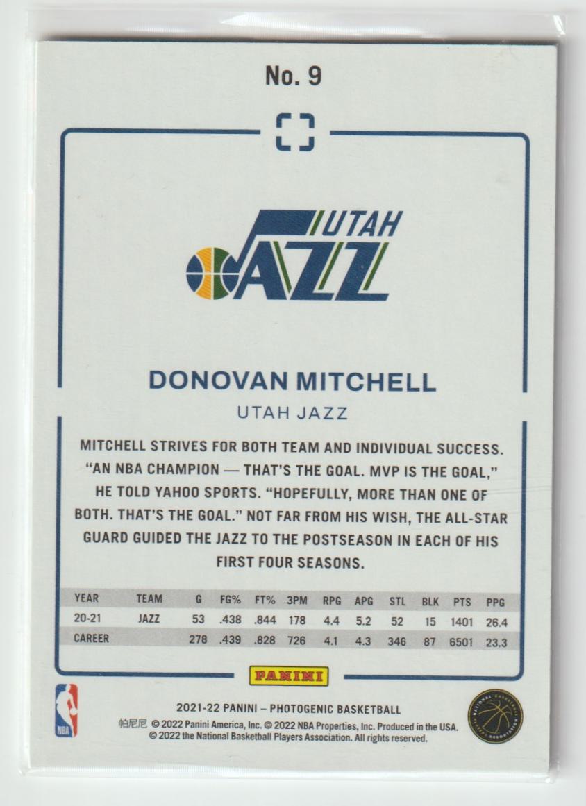 009 Donovan Mitchell - Utah Jazz