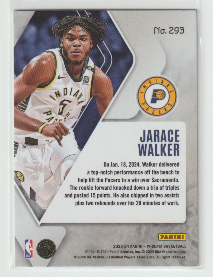 293 Jarace Walker Indiana Pacers Color Blast