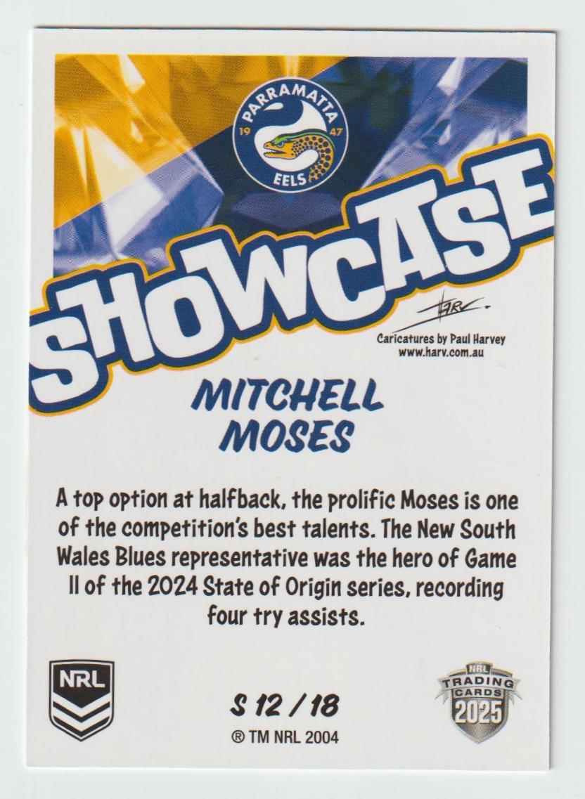 Showcase S 012 EELS MITCHELL MOSES