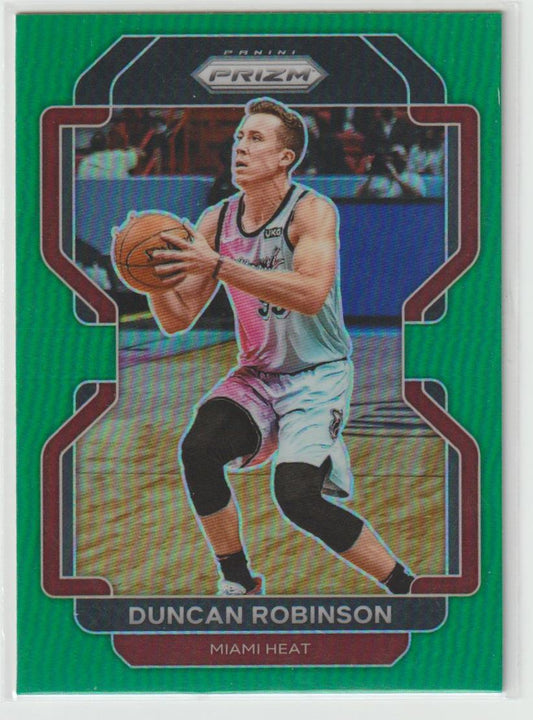081 Duncan Robinson - Miami Heat Green Prizm