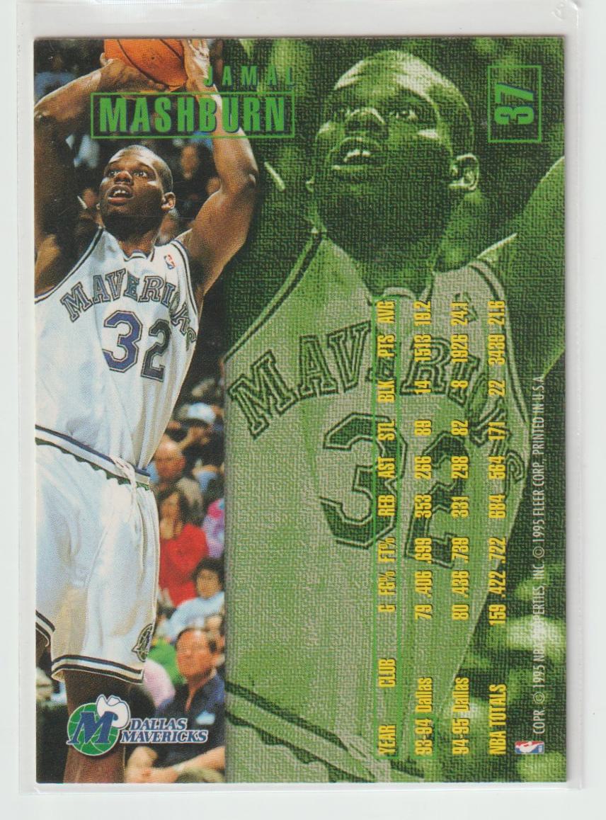 037 Jamal Mashburn Dallas Mavericks