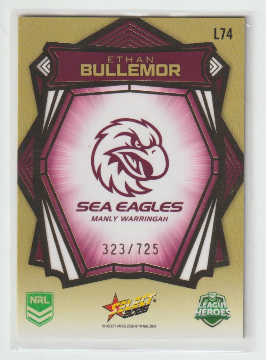 L074 Ethan Bullemor Gold Back 323/725