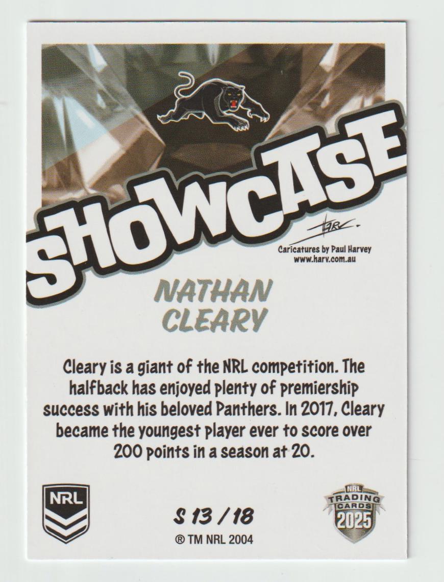 Showcase S 013 PANTHERS NATHAN CLEARY