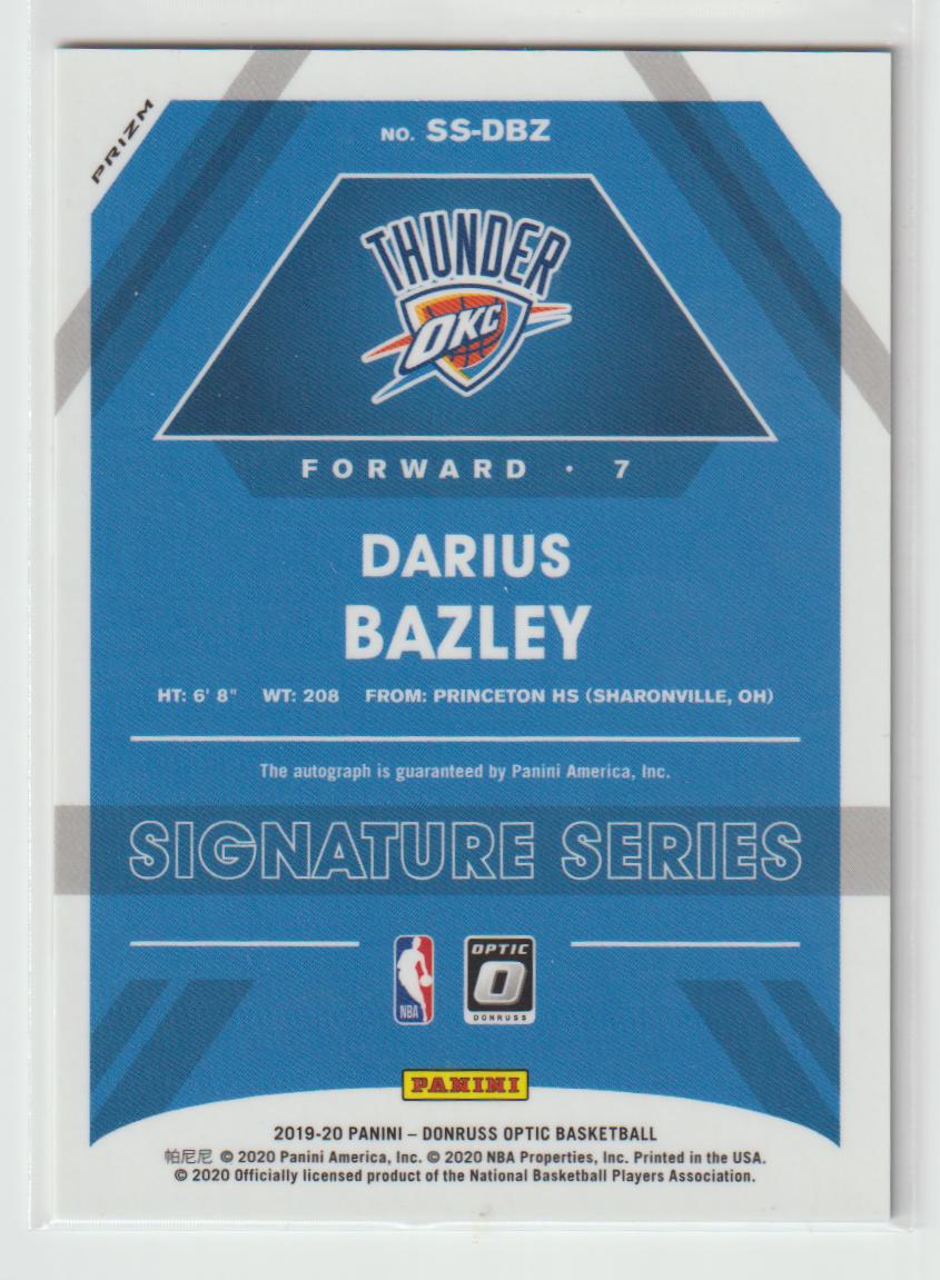 Signature Series SS-DBZ Darius Bazley - Oklahoma City Thunder