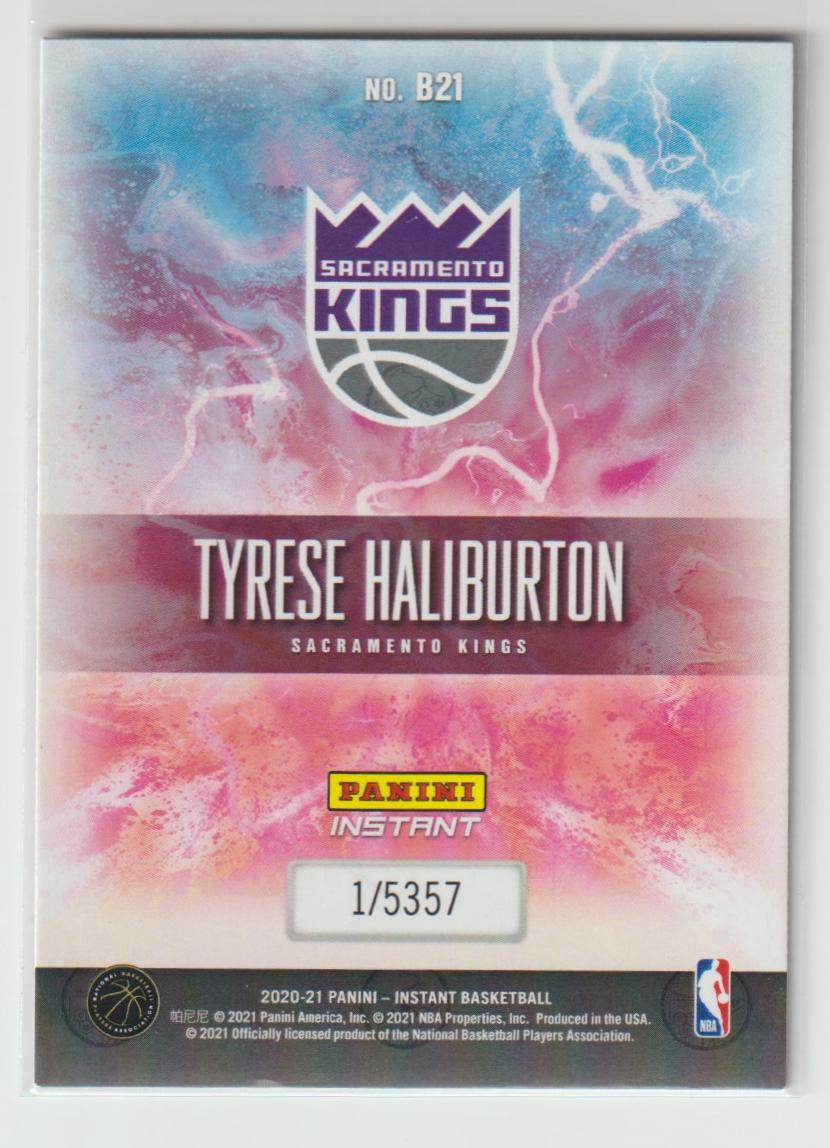 Breakaway B21 Tyrese Haliburton Sacramento Kings