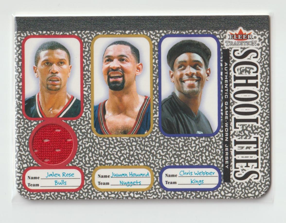 School Ties RHW1 Jalen Rose, Juwan Howard, Chris Webber