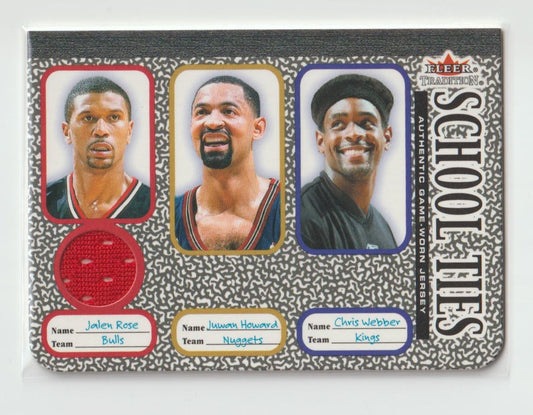 School Ties RHW1 Jalen Rose, Juwan Howard, Chris Webber