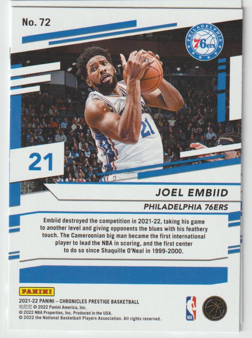 072 Joel Embiid - Philadelphia 76ers