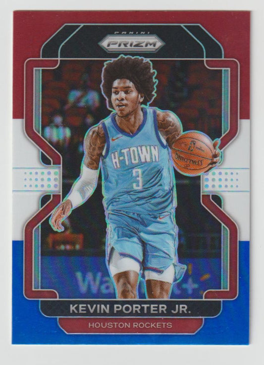084 Kevin Porter Jr. - Houston Rockets Red White Blue Prizm