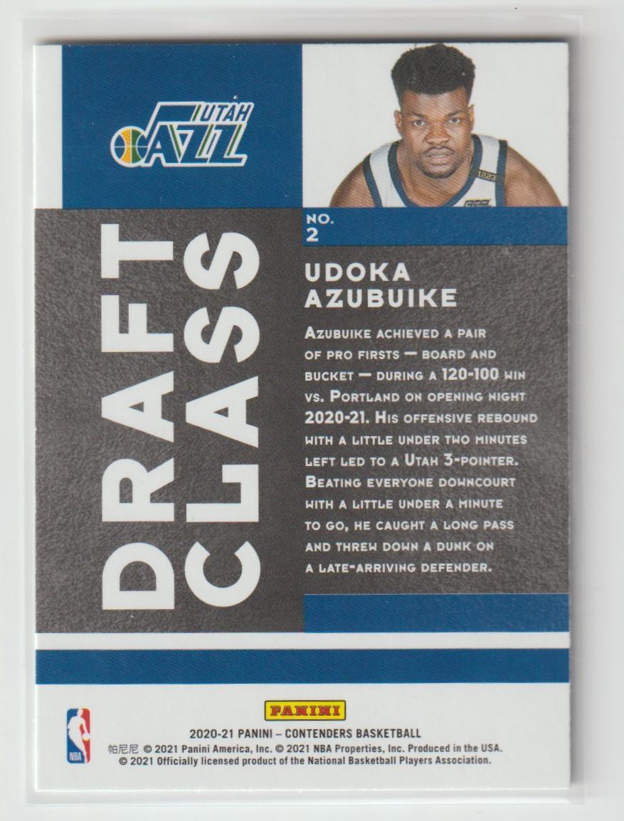 Draft Class 2020 Udoka Azubuike Utah Jazz Red