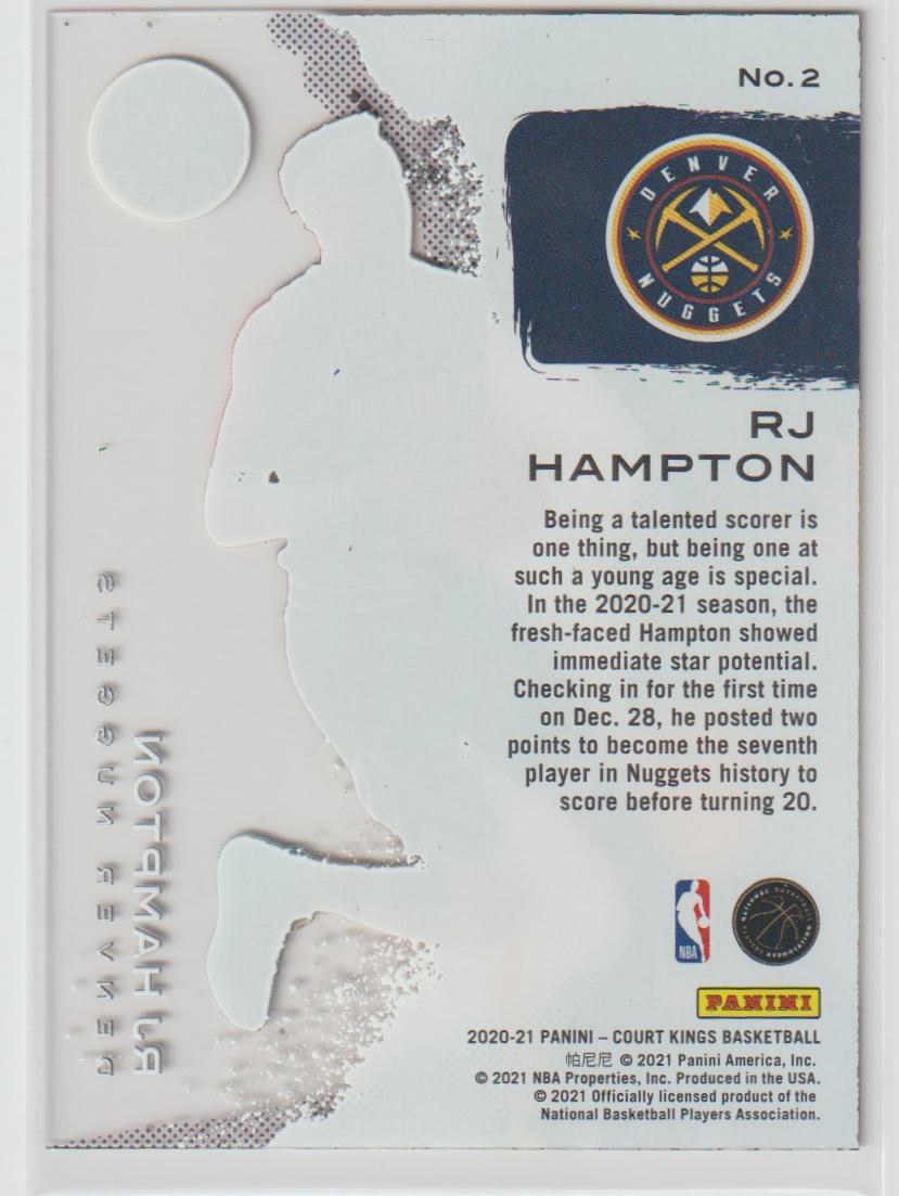 Acetate Rookies 002 RJ Hampton - Denver Nuggets