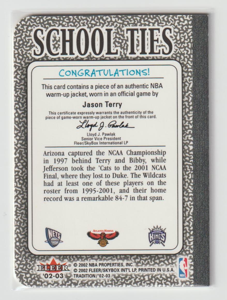School Ties JTB2 Richard Jefferson, Jason Terry, Mike Bibby