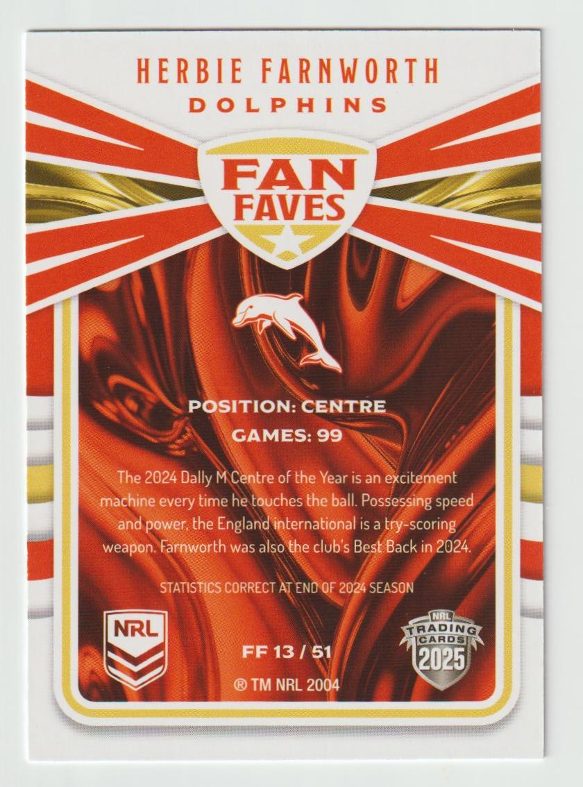 Fan Faves FF 013 DOLPHINS HERBIE FARNWORTH