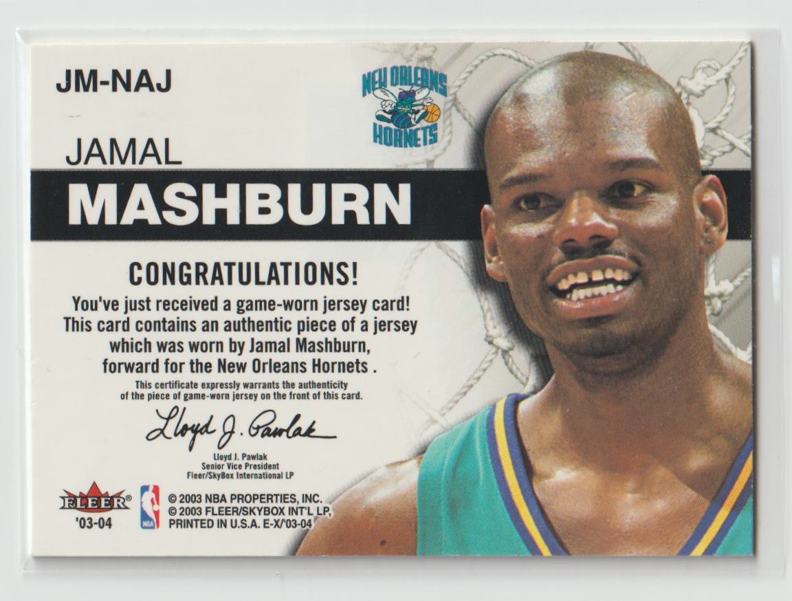 Net Assets JM-NAJ Jamal Mashburn New Orleans Hornets