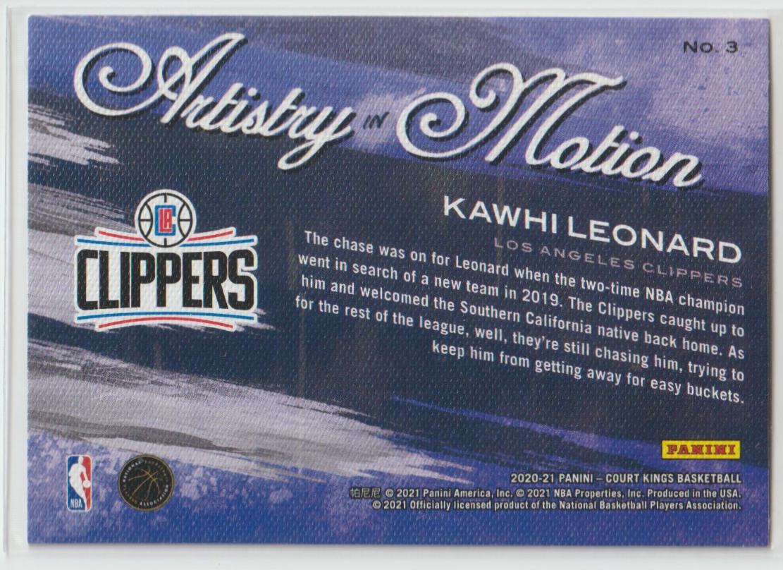 Artistry in Motion003 Kawhi Leonard - Los Angeles Clippers