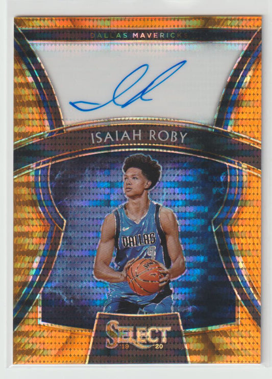 Rookie Signatures RS-IRB  Isaiah Roby - Dallas Mavericks Neon Orange Pulsar FOTL 19/35