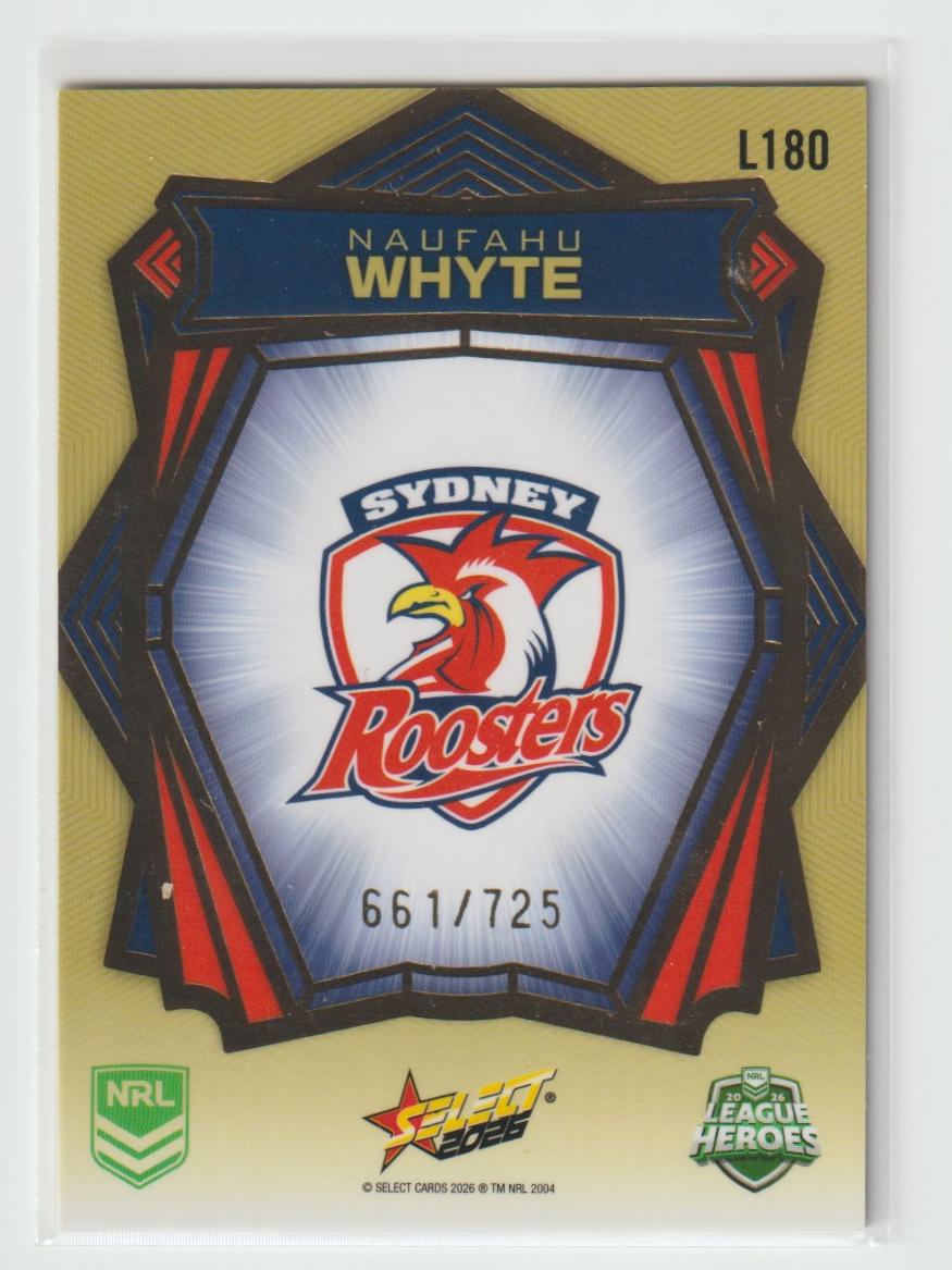 L180 Naufahu Whyte Gold Back 661/725