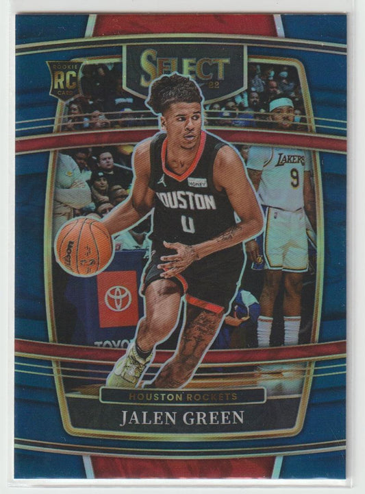 007 Jalen Green - Houston Rockets Retail Blue Prizm