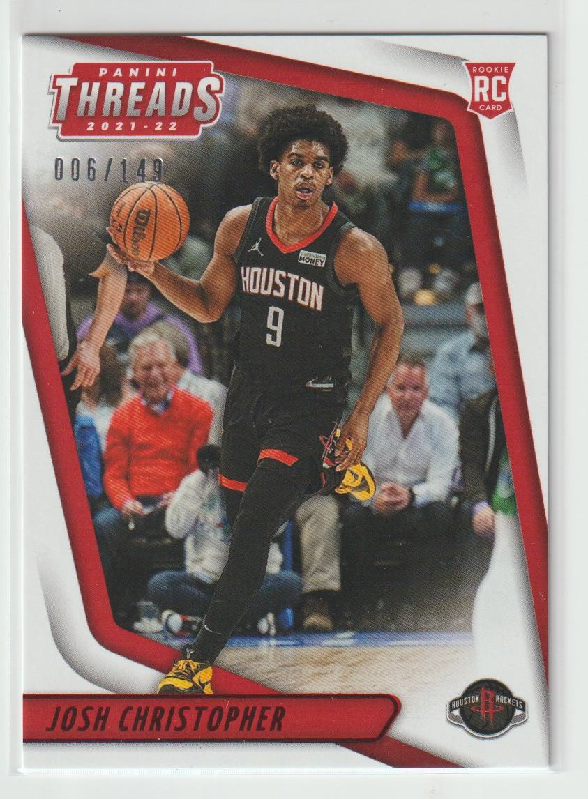 088 Josh Christopher - Houston Rockets Red 6/149