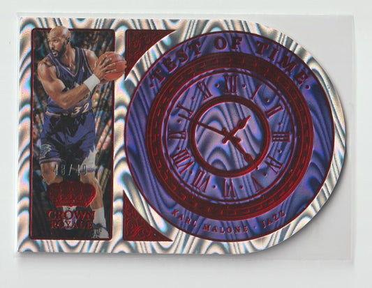 Test of Time 10 Karl Malone Utah Jazz Red 48/49