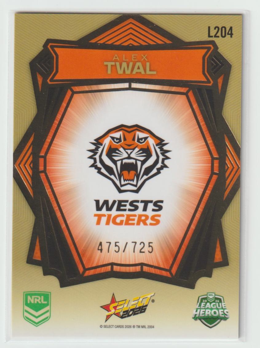 L204 Alex Twal Gold Back 475/725
