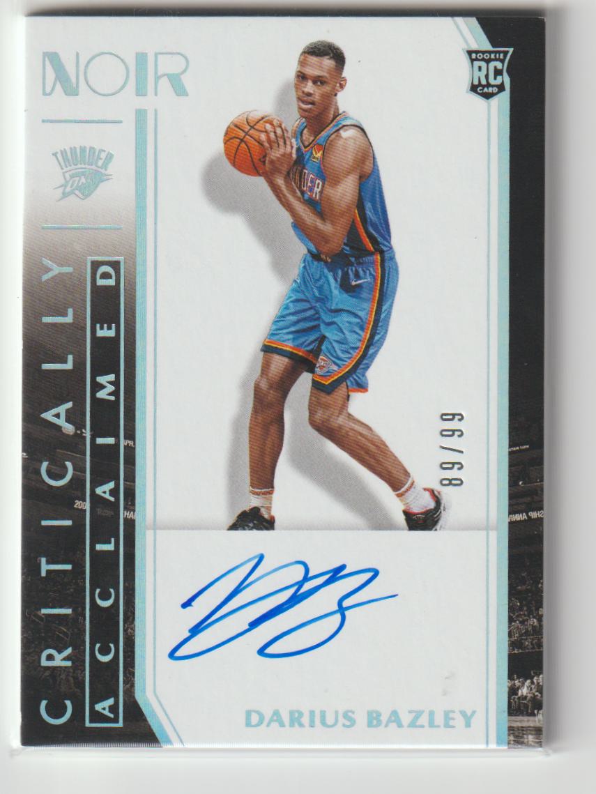 Critically Acclaimed CA-DBZ Darius Bazley - Oklahoma City Thunder 89/99