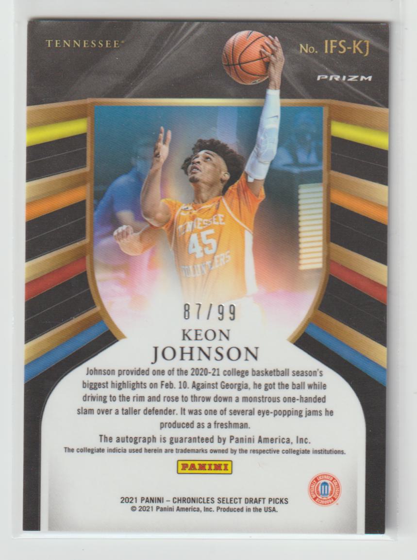 In Flight Signatures IFS-KJ Keon Johnson 87/99