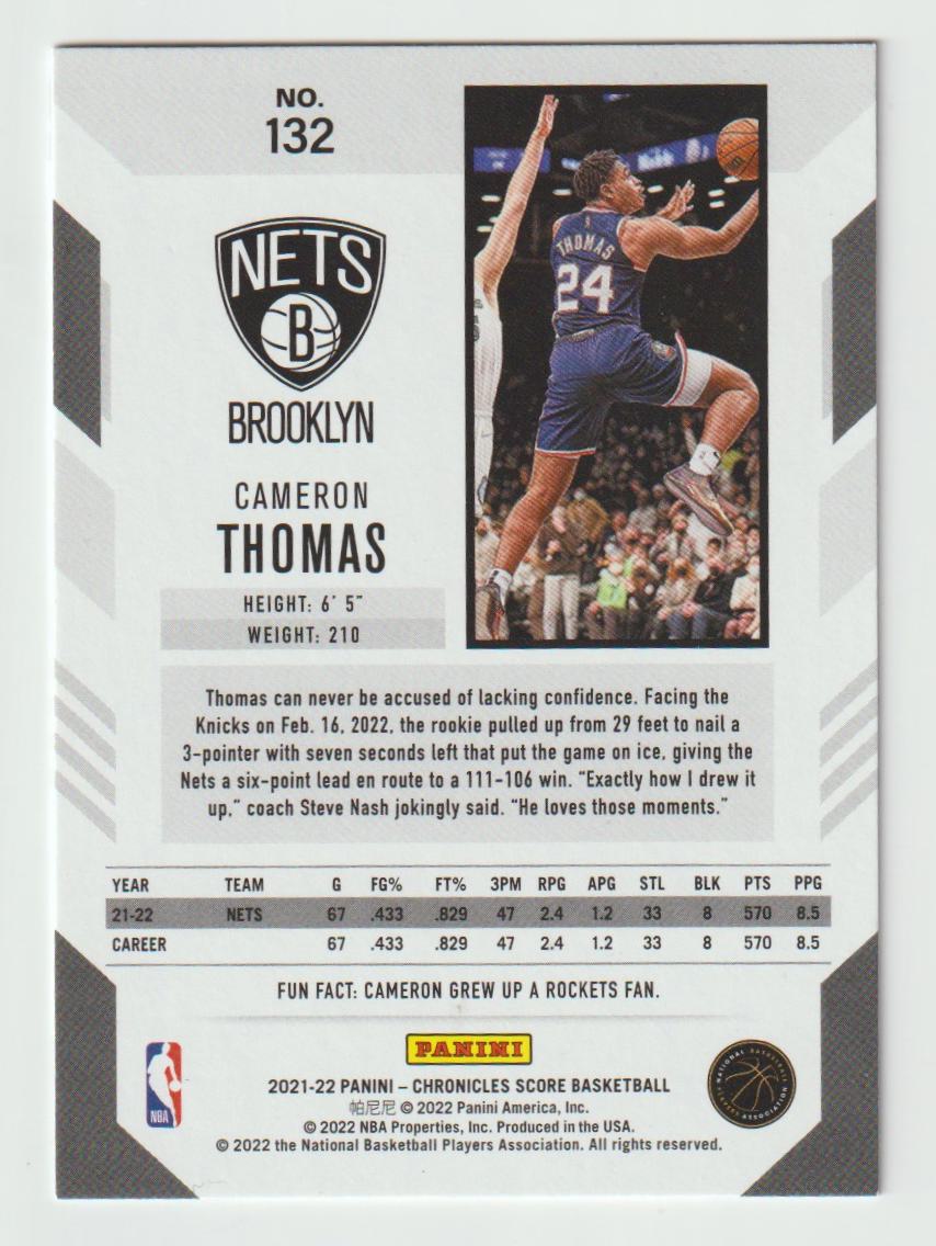 132 Cameron Thomas - Brooklyn Nets