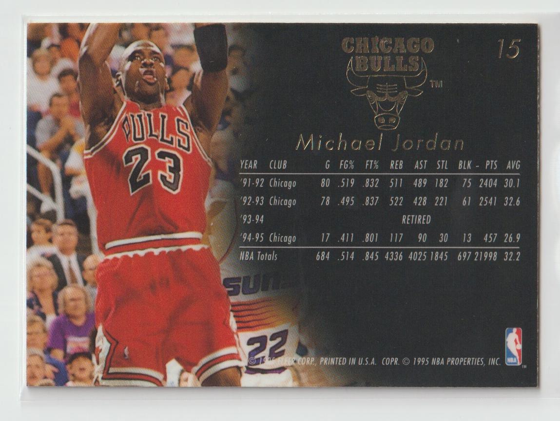 015 Michael Jordan Chicago Bulls