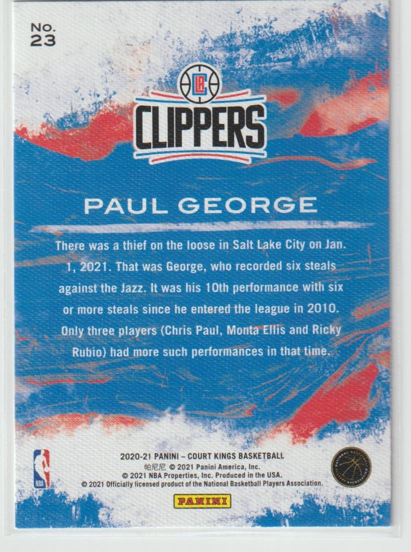 Modern Strokes 023 Paul George - Los Angeles Clippers