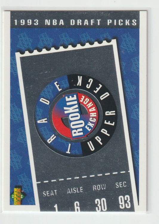 1993 NBA Draft Picks Trade Card Silver