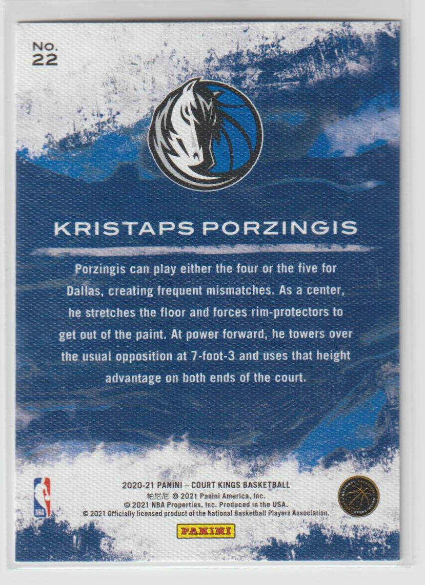 Modern Strokes 022 Kristaps Porzingis - Dallas Mavericks