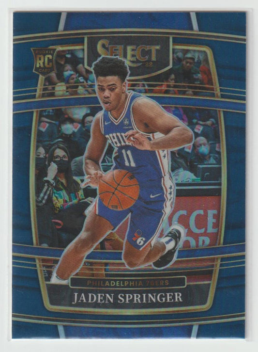 085 Jaden Springer - Philadelphia 76ers Retail Blue Prizm