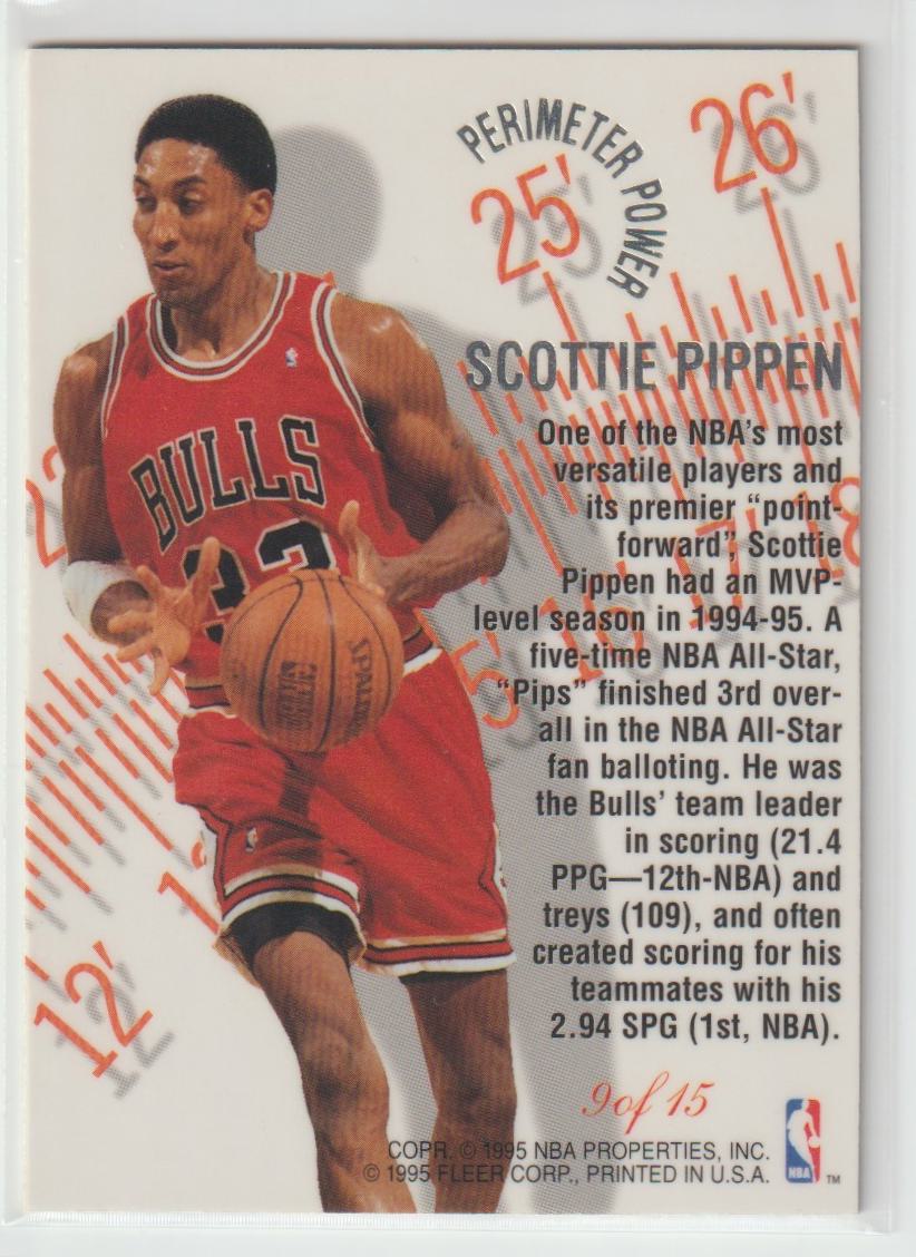Perimeter Power 9 Scottie Pippen Chicago Bulls
