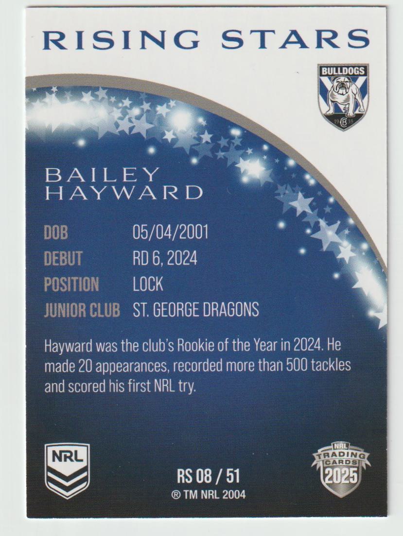 Rising Stars RS 008 BULLDOGS BAILEY HAYWARD