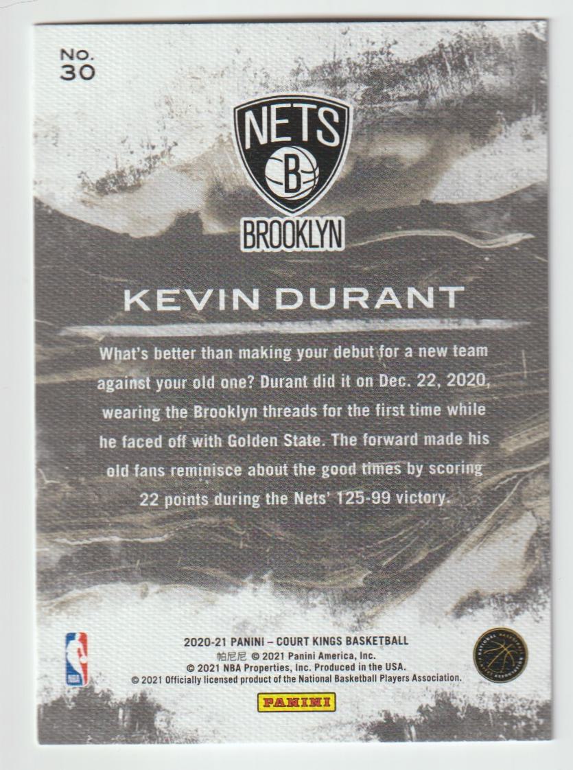 Modern Strokes 030 Kevin Durant - Brooklyn Nets