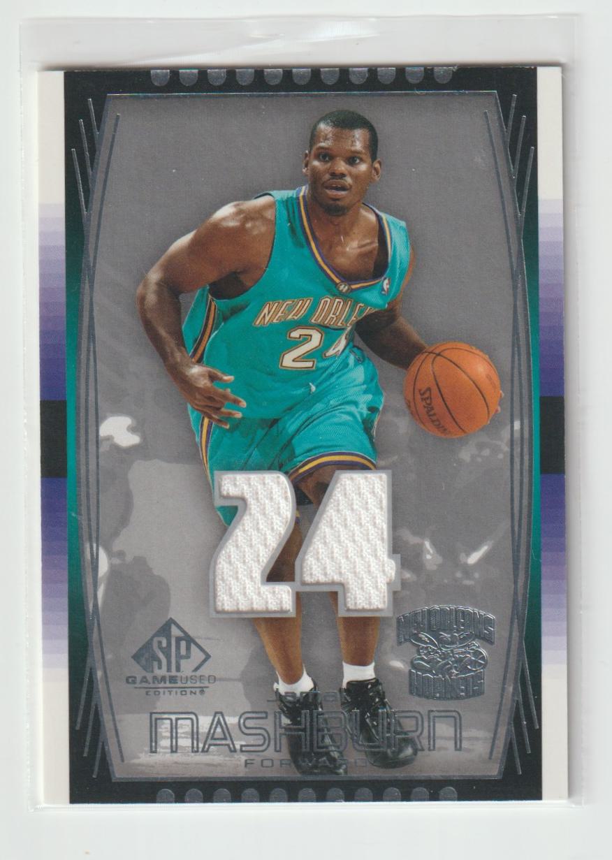 Game Used 79 Jamal Mashburn New Orleans Hornets