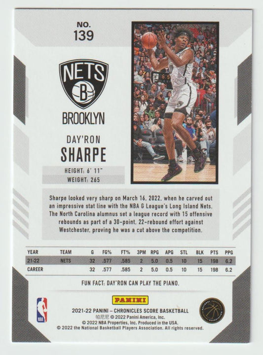 139 Day'Ron Sharpe - Brooklyn Nets