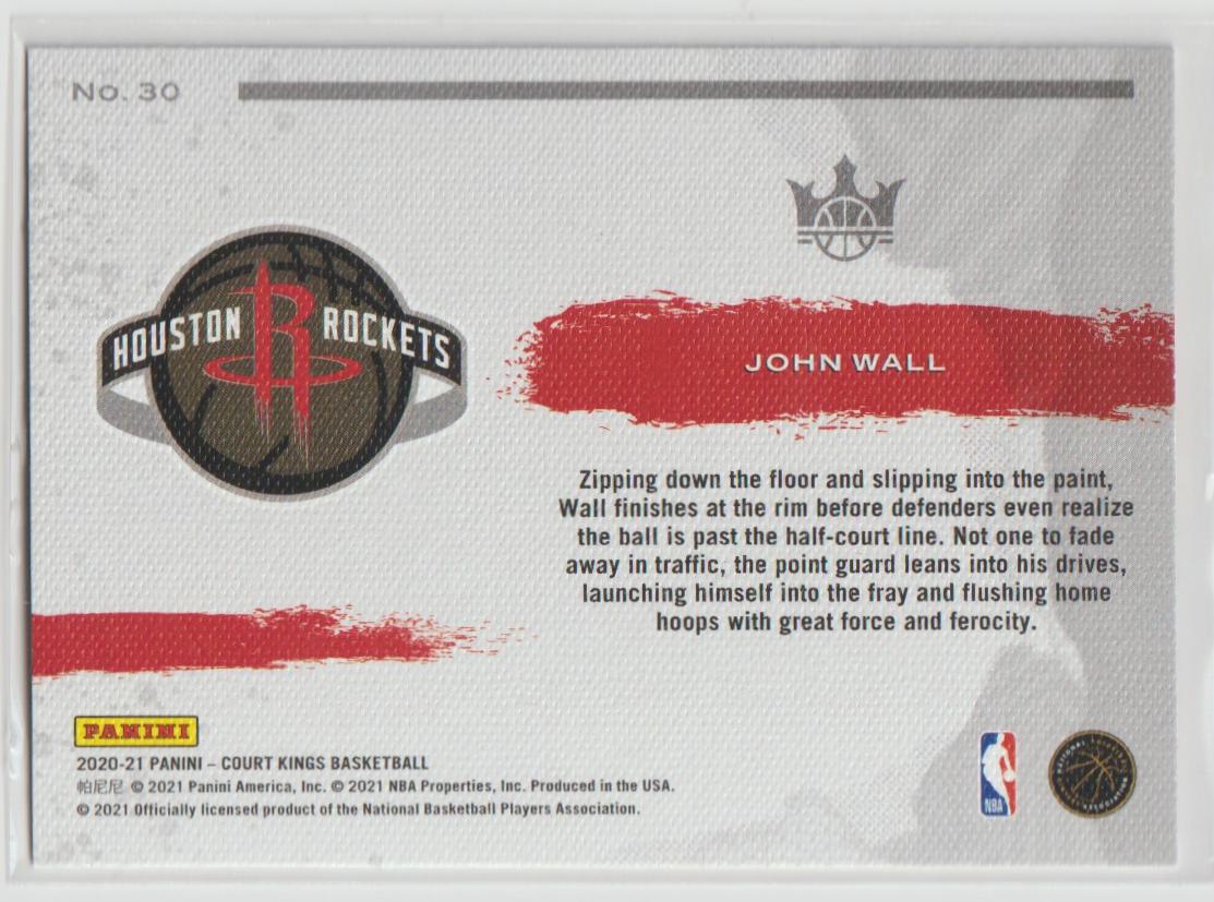 Points in the Paint 030 John Wall - Houston Rockets