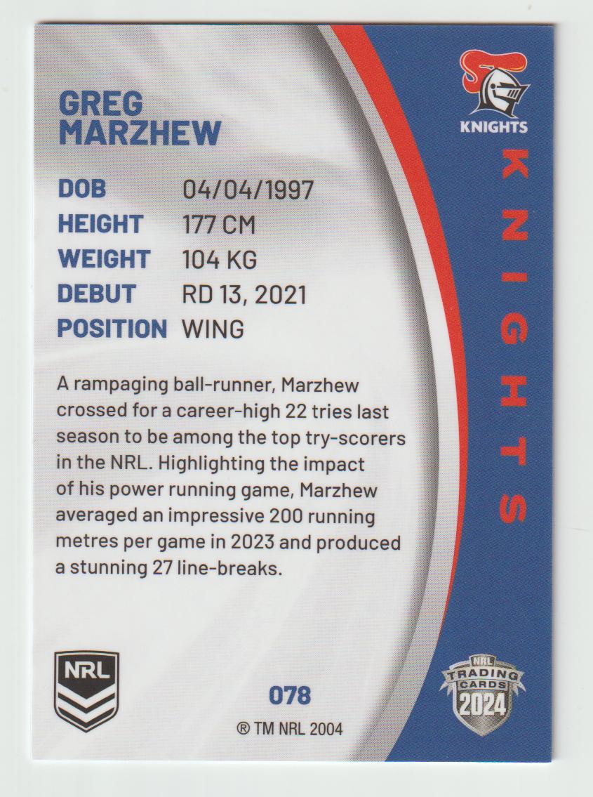 078 GREG MARZHEW