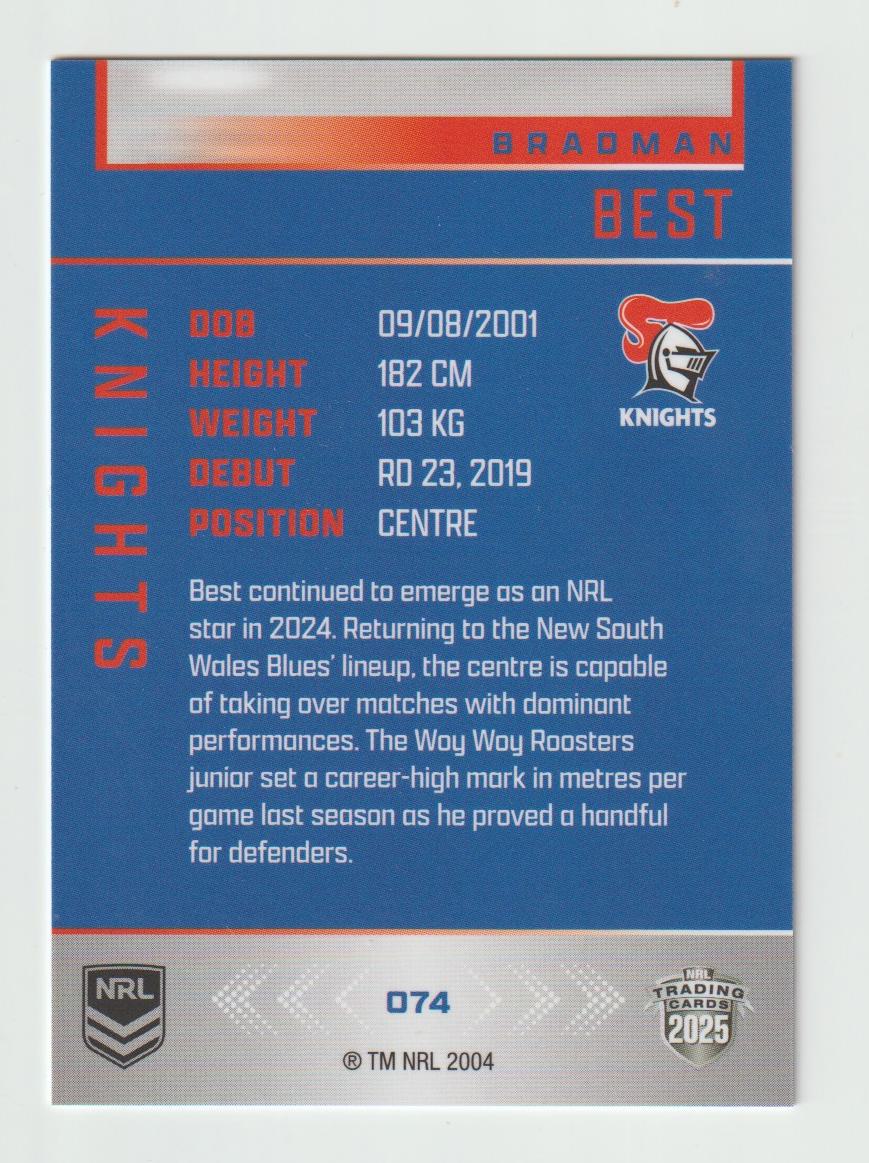 074 BRADMAN BEST