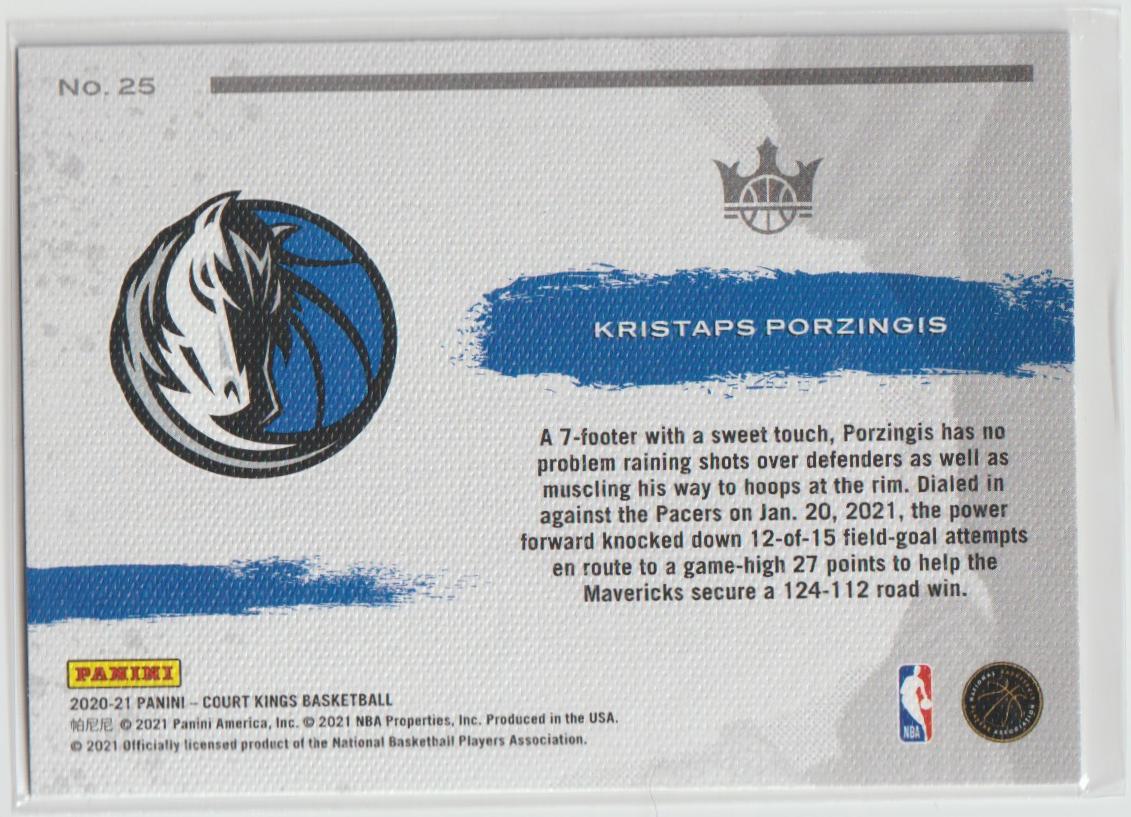 Points in the Paint 025 Kristaps Porzingis - Dallas Mavericks