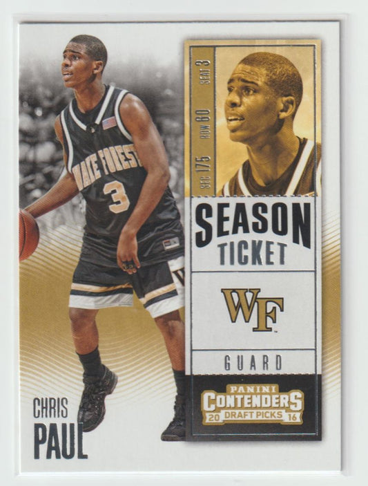 018 Chris Paul - Wake Forest Demon Deacons