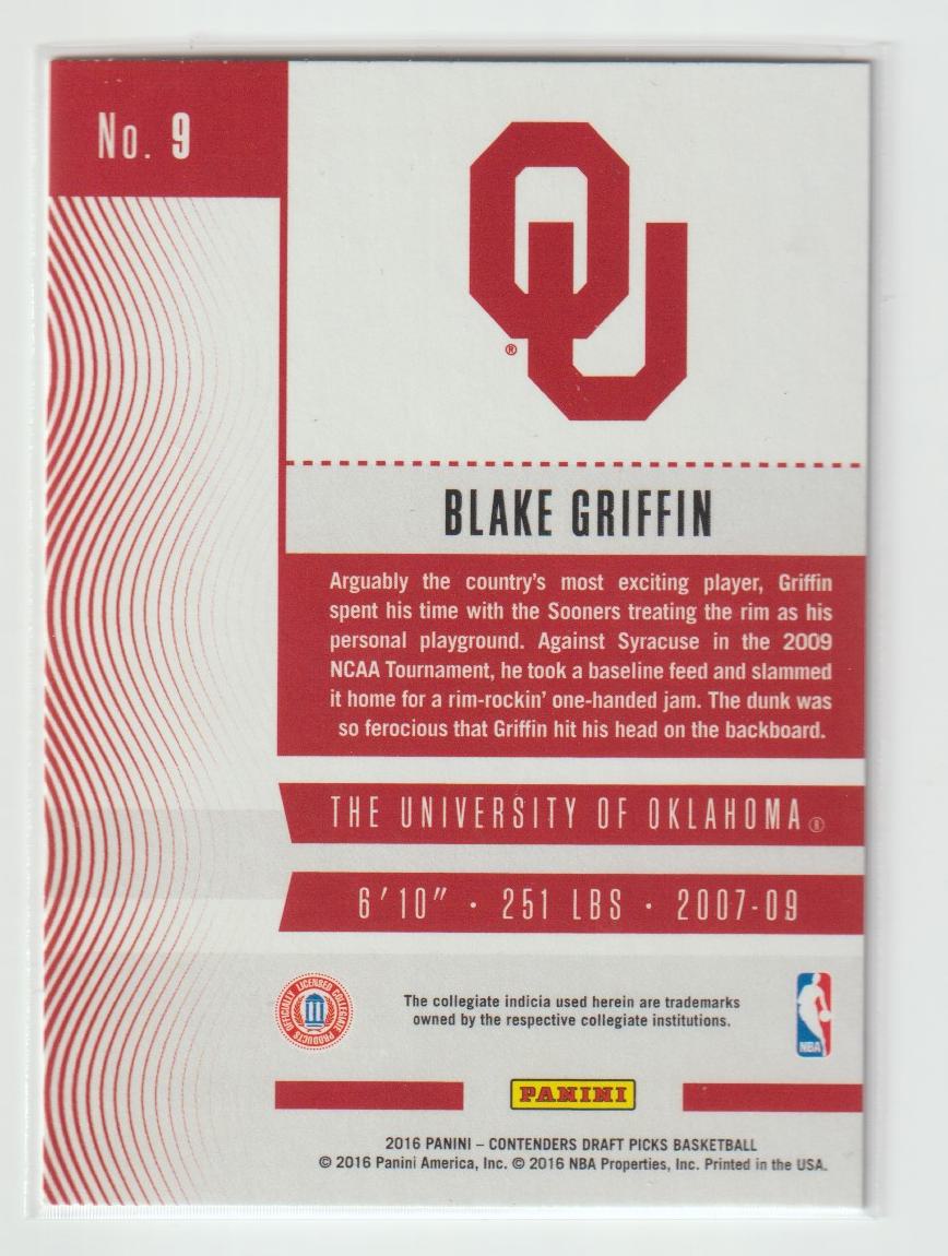 009 Blake Griffin - Oklahoma Sooners