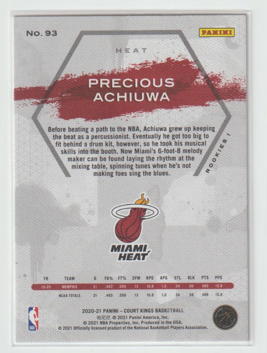 093 Precious Achiuwa Miami Heat