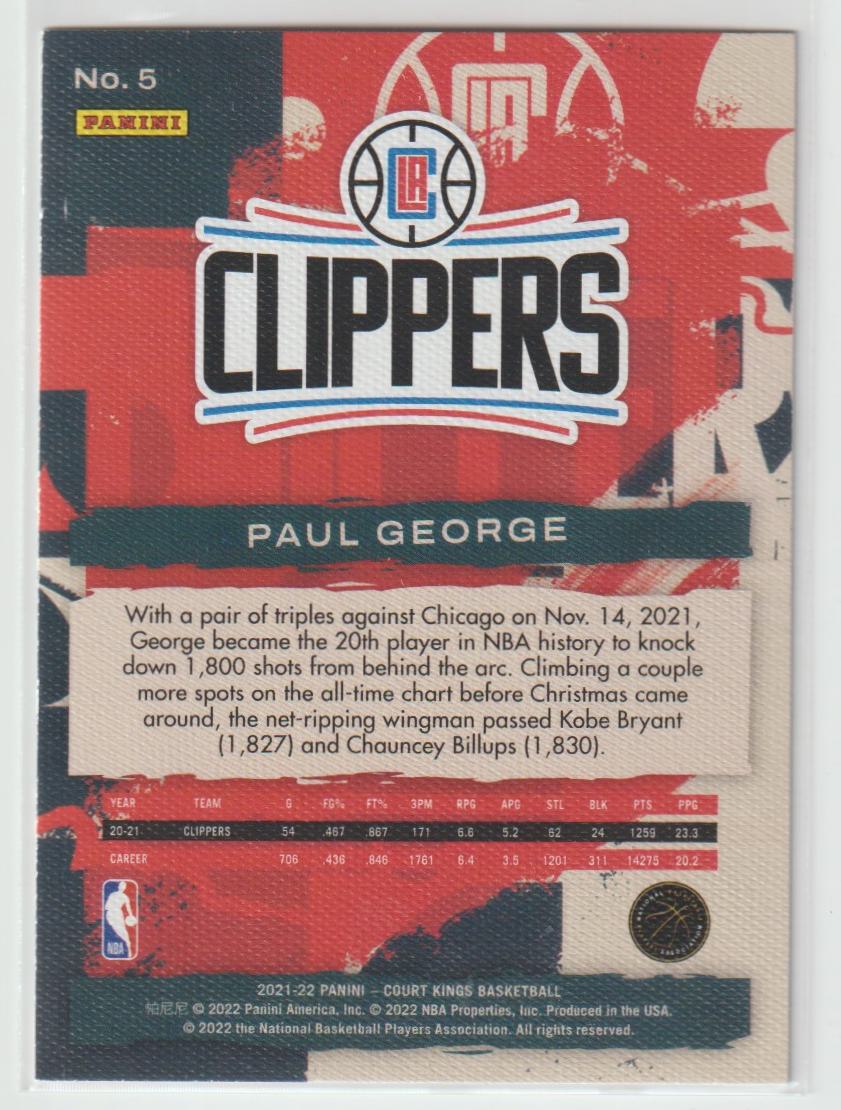 005 Paul George - Los Angeles Clippers