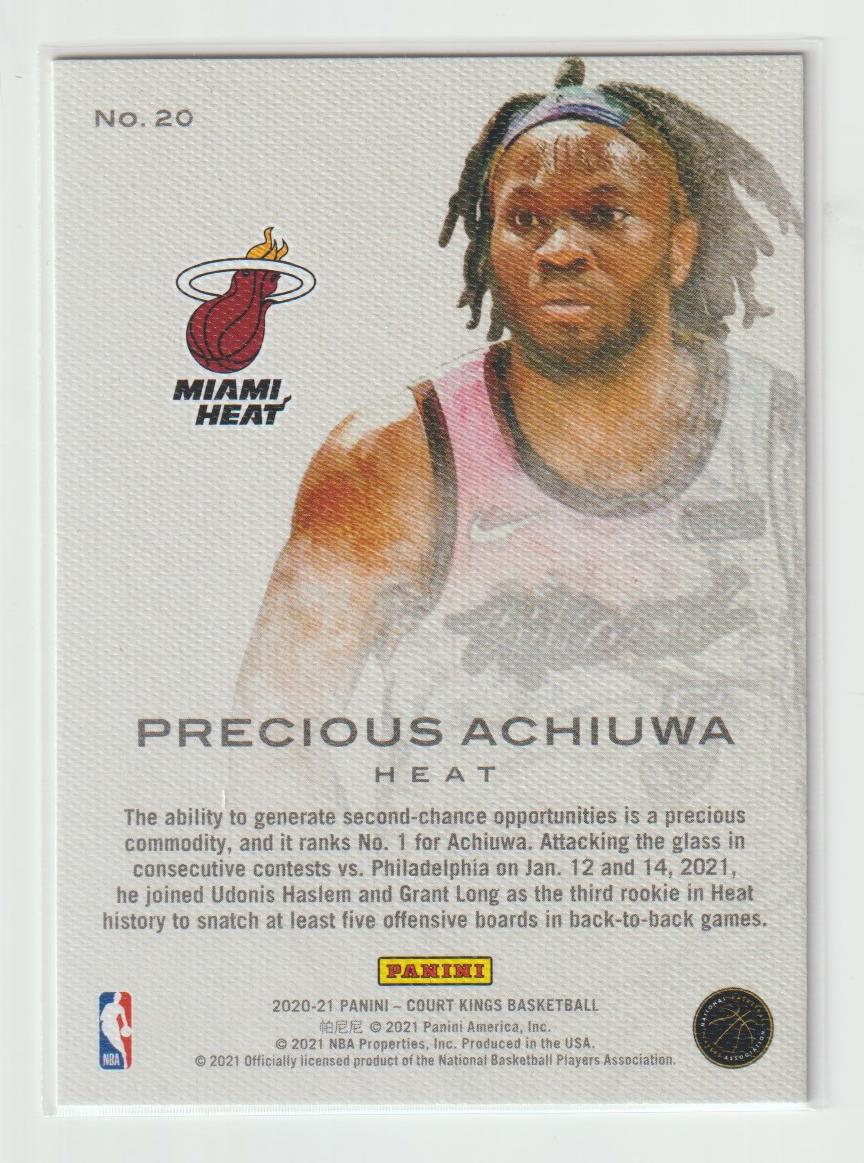 Works in Progress 20 Precious Achiuwa Miami Heat