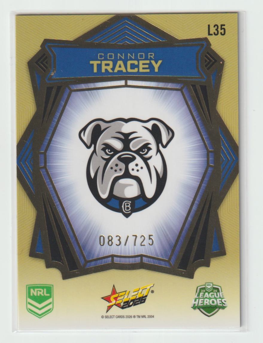 L035 Connor Tracey Gold Back 83/725