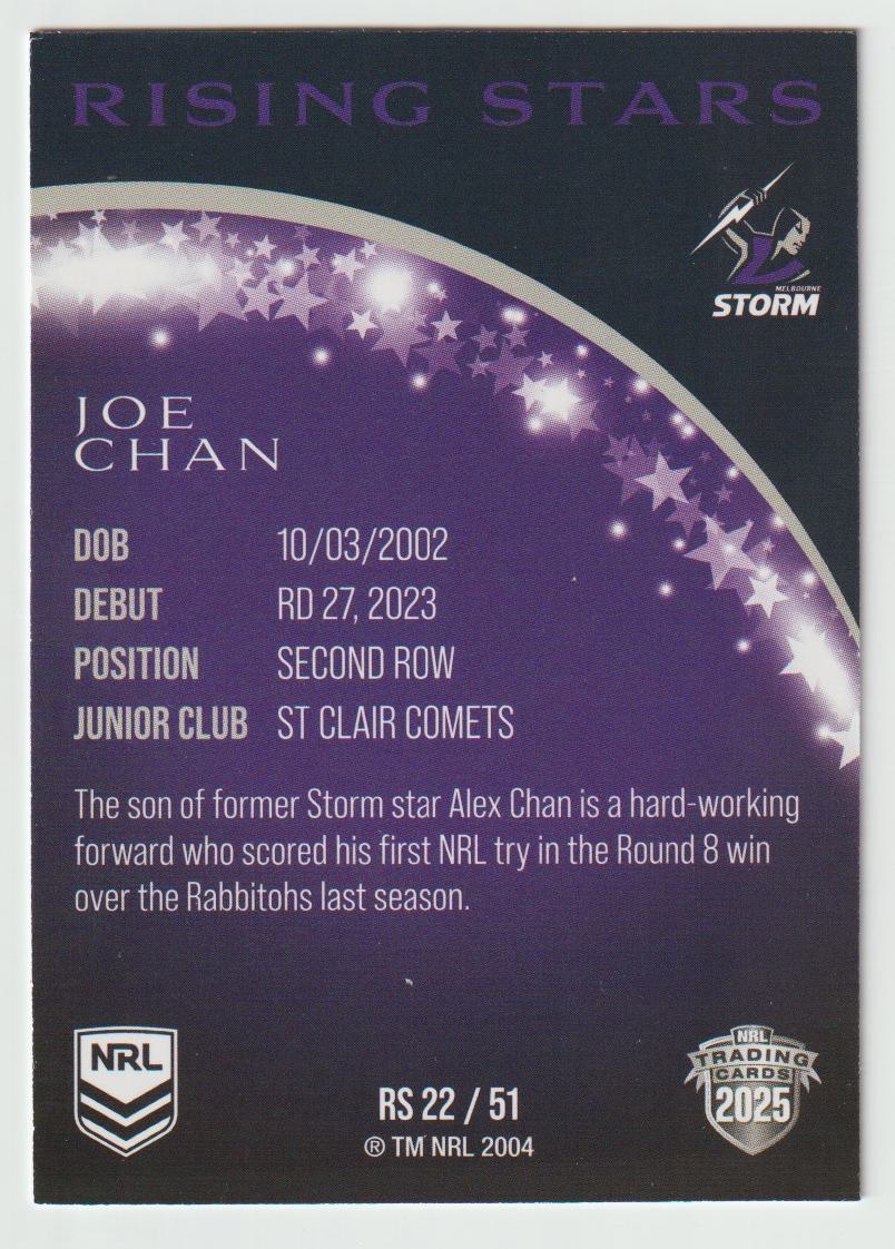 Rising Stars RS 022 STORM JOE CHAN